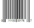 Barcode Image for UPC code 011100001767