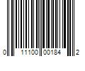 Barcode Image for UPC code 011100001842