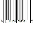 Barcode Image for UPC code 011100002337