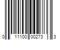 Barcode Image for UPC code 011100002733