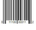 Barcode Image for UPC code 011100003112