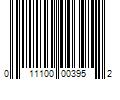 Barcode Image for UPC code 011100003952