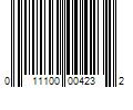 Barcode Image for UPC code 011100004232