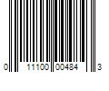 Barcode Image for UPC code 011100004843