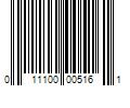 Barcode Image for UPC code 011100005161. Product Name: 