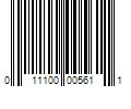 Barcode Image for UPC code 011100005611