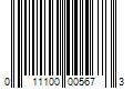 Barcode Image for UPC code 011100005673