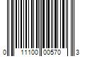 Barcode Image for UPC code 011100005703