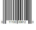 Barcode Image for UPC code 011100006120