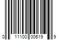 Barcode Image for UPC code 011100006199