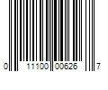 Barcode Image for UPC code 011100006267. Product Name: 