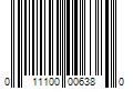 Barcode Image for UPC code 011100006380