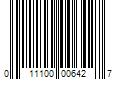 Barcode Image for UPC code 011100006427