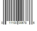 Barcode Image for UPC code 011100006786