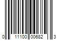 Barcode Image for UPC code 011100006823