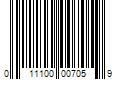 Barcode Image for UPC code 011100007059