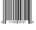 Barcode Image for UPC code 011100007219