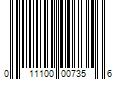 Barcode Image for UPC code 011100007356