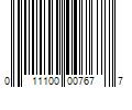 Barcode Image for UPC code 011100007677