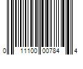 Barcode Image for UPC code 011100007844