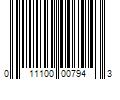 Barcode Image for UPC code 011100007943