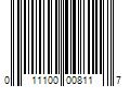 Barcode Image for UPC code 011100008117