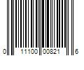 Barcode Image for UPC code 011100008216