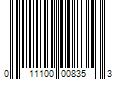 Barcode Image for UPC code 011100008353