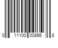 Barcode Image for UPC code 011100008568