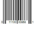 Barcode Image for UPC code 011100008681