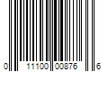 Barcode Image for UPC code 011100008766