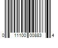 Barcode Image for UPC code 011100008834