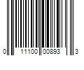 Barcode Image for UPC code 011100008933