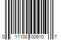 Barcode Image for UPC code 011100009107