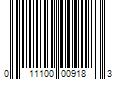 Barcode Image for UPC code 011100009183