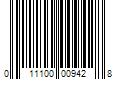 Barcode Image for UPC code 011100009428