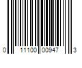 Barcode Image for UPC code 011100009473