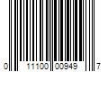 Barcode Image for UPC code 011100009497