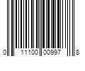 Barcode Image for UPC code 011100009978