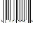 Barcode Image for UPC code 011101000080