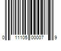 Barcode Image for UPC code 011105000079