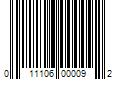 Barcode Image for UPC code 011106000092