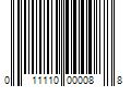 Barcode Image for UPC code 011110000088