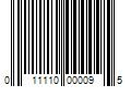 Barcode Image for UPC code 011110000095