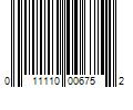 Barcode Image for UPC code 011110006752