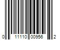 Barcode Image for UPC code 011110009562