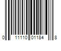 Barcode Image for UPC code 011110011848