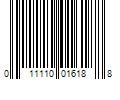 Barcode Image for UPC code 011110016188