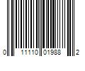 Barcode Image for UPC code 011110019882