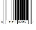 Barcode Image for UPC code 011110029157